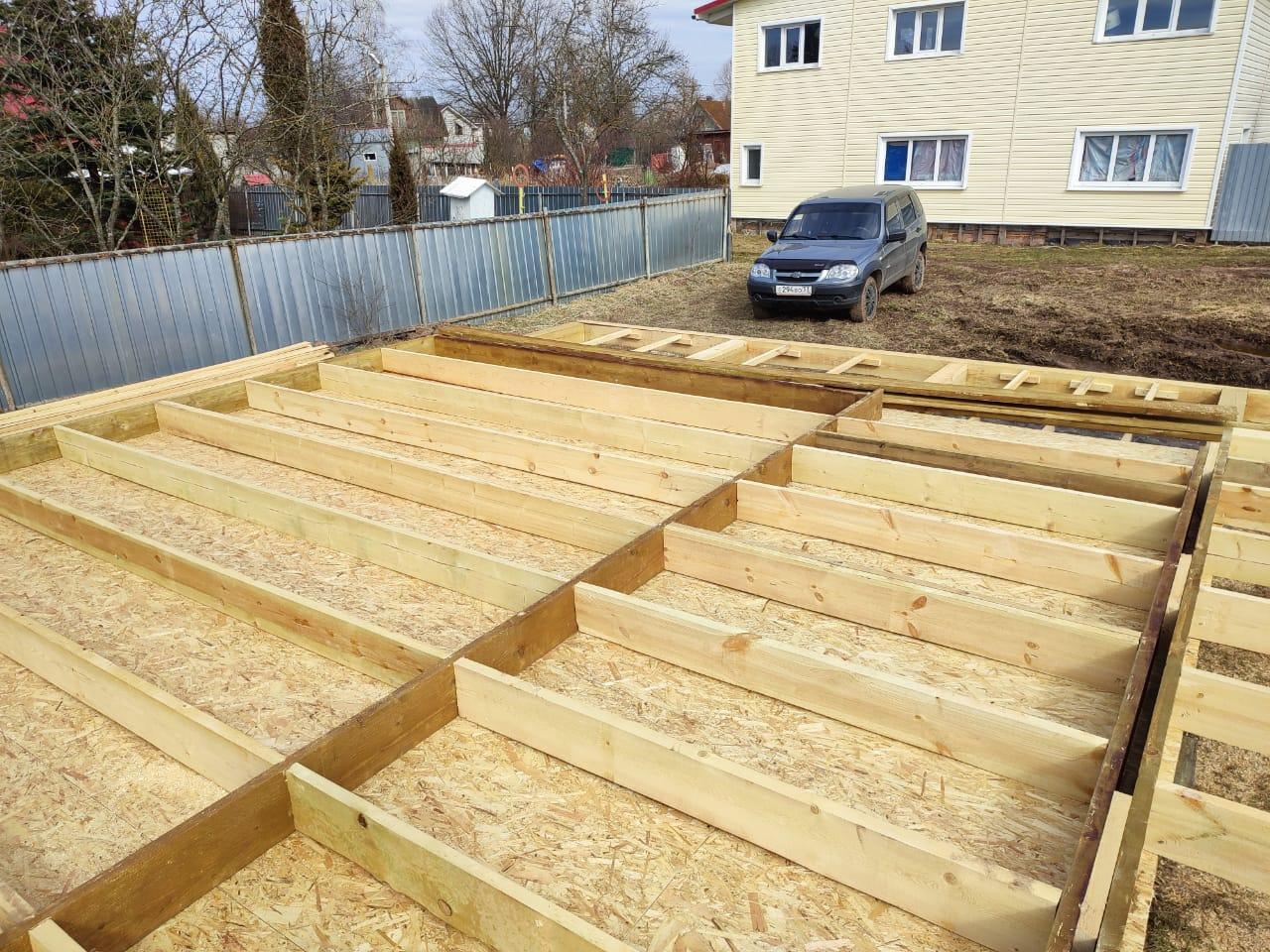 Каркасный дом по проекту ДК118, 8×8 м, 3 недели