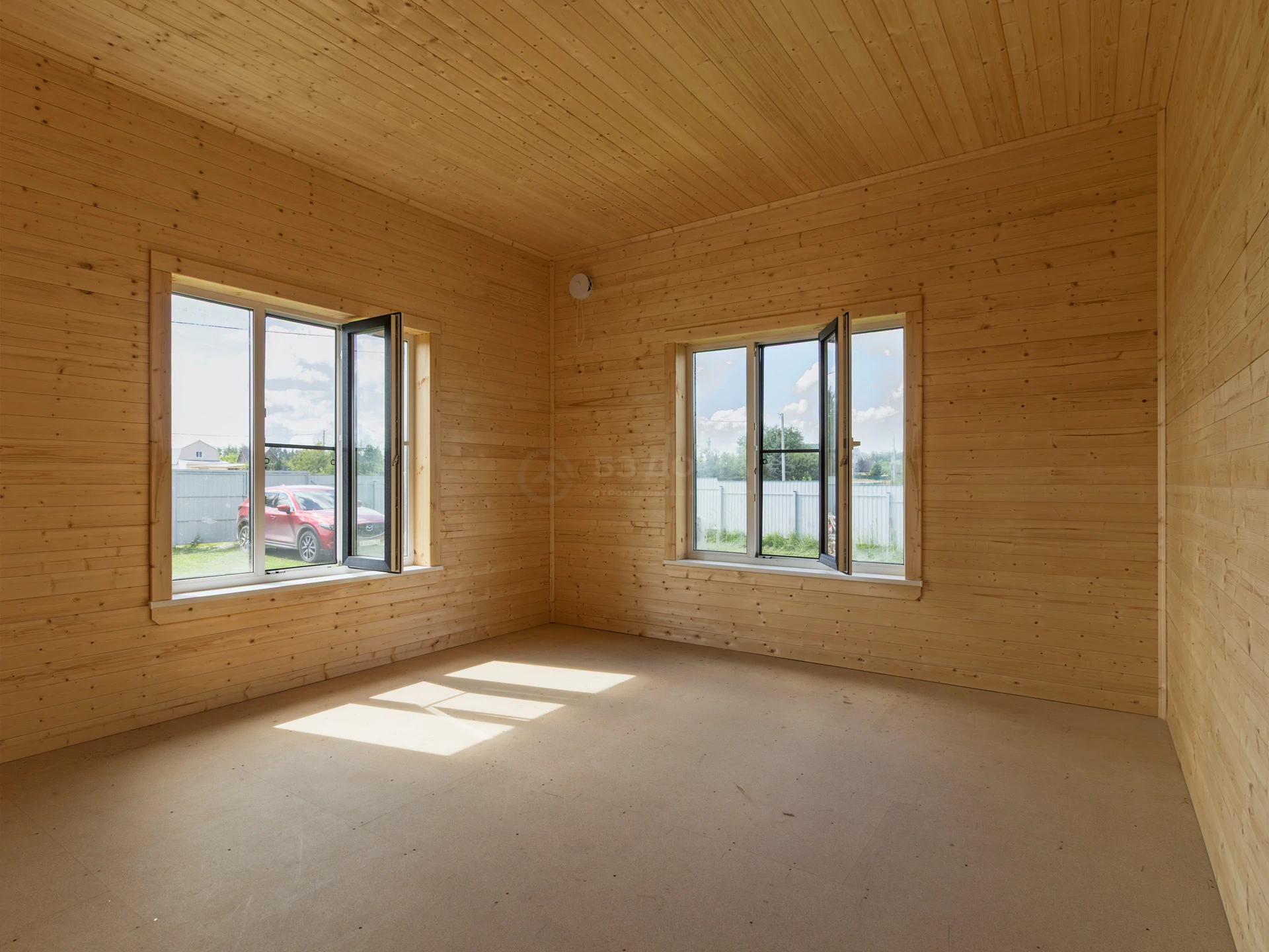Каркасный дом по проекту ДК 318, 10×14 м с крыльцом 2×3 м, 1 месяц