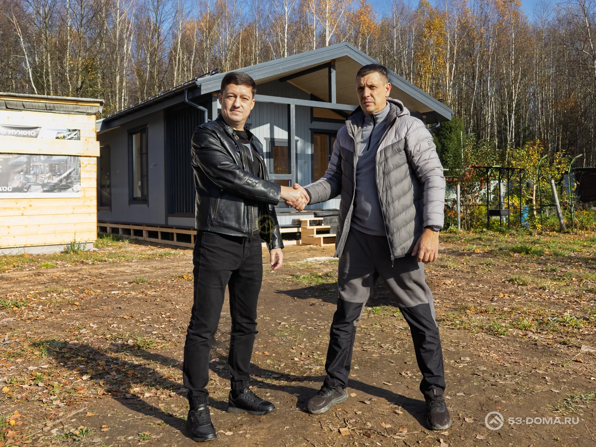 Каркасный дом по проекту ДК 202, 12×7 м с крыльцом 2,5×1,5 м, 3 недели