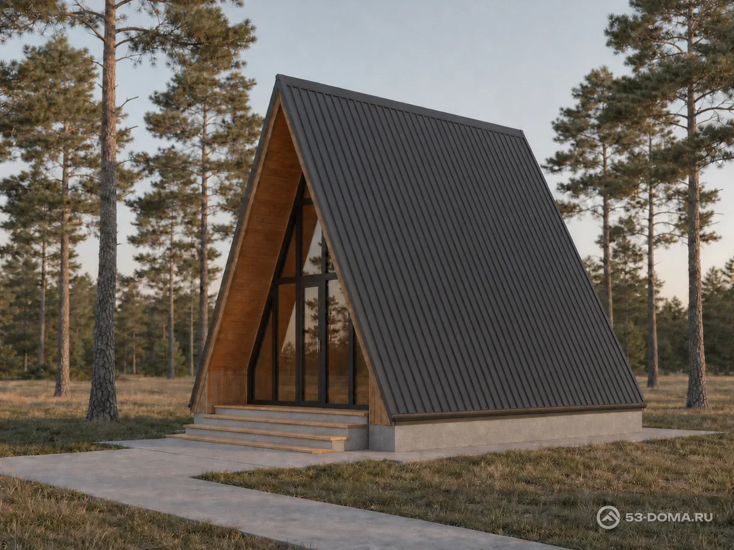 Дом A-Frame ДАФ001