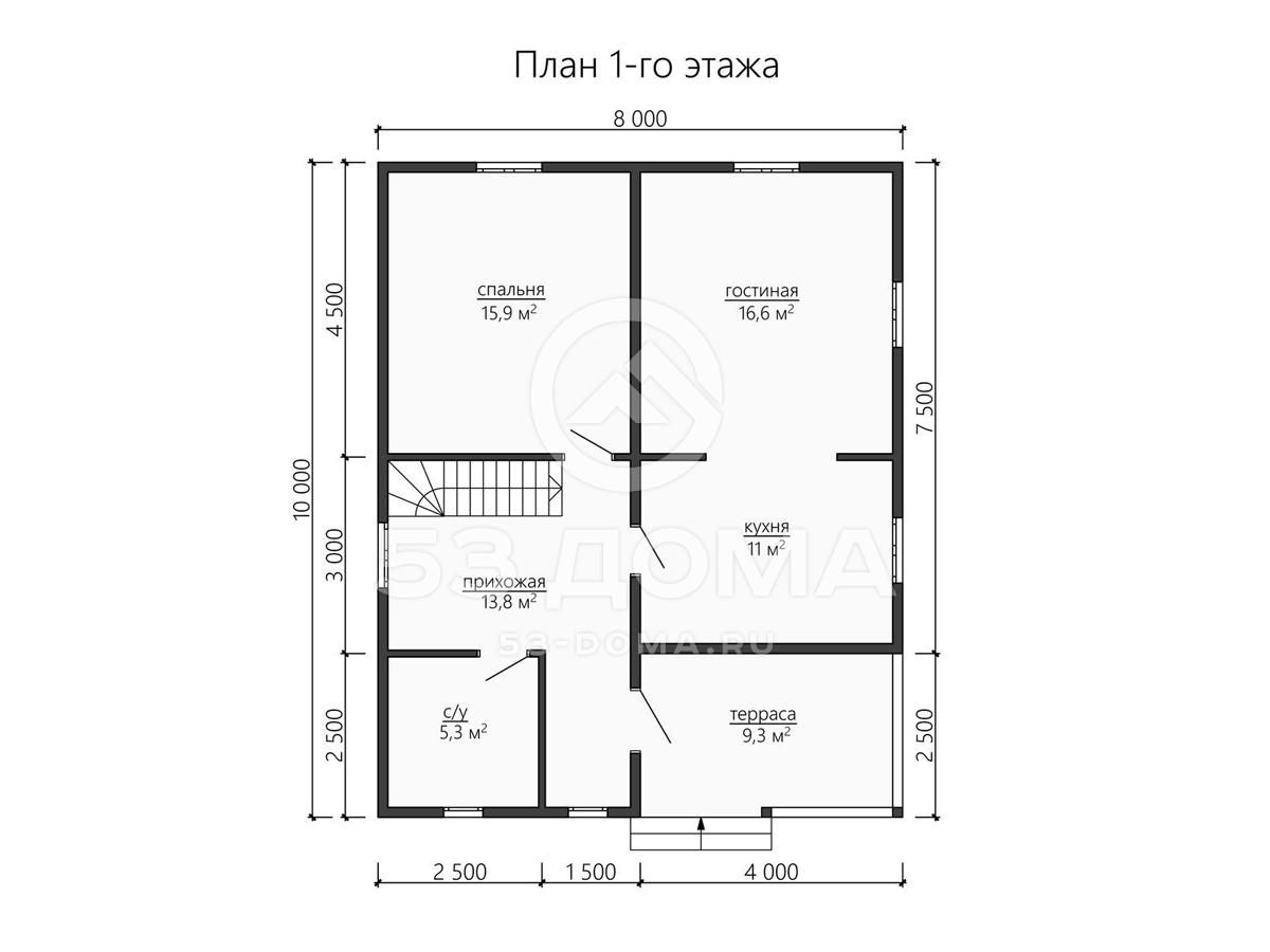 План 1 этаж