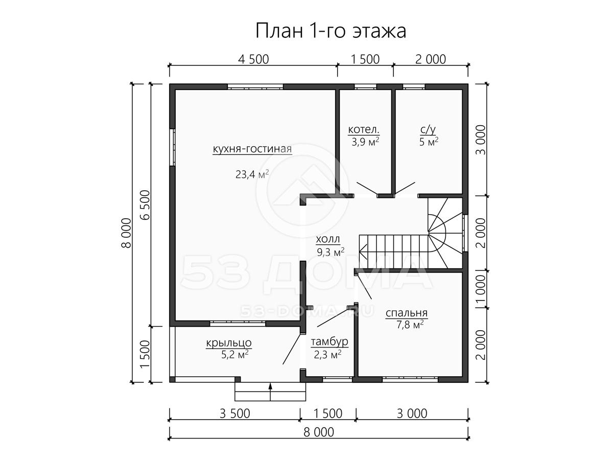 План 1 этаж