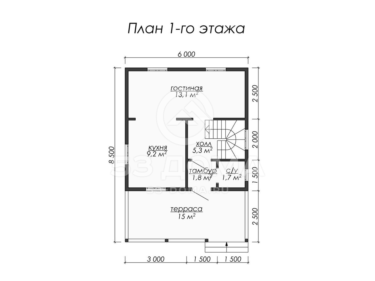 План 1 этаж