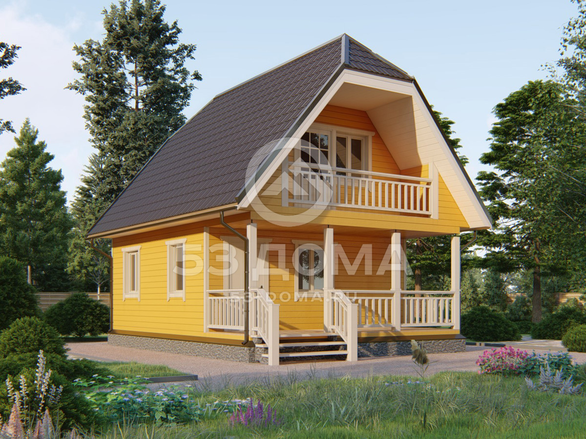 Каркасный дом ДК010