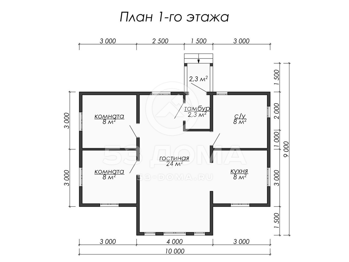 План 1 этаж