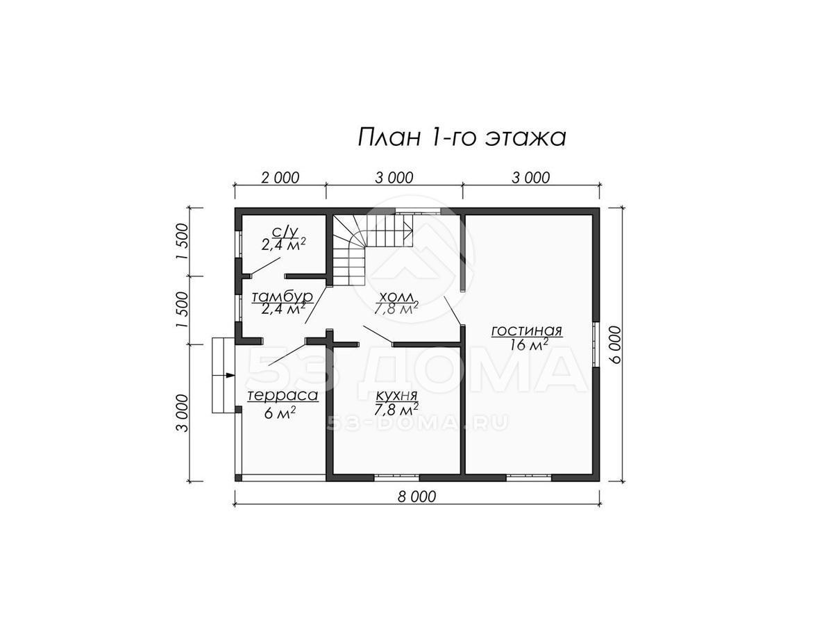 План 1 этаж