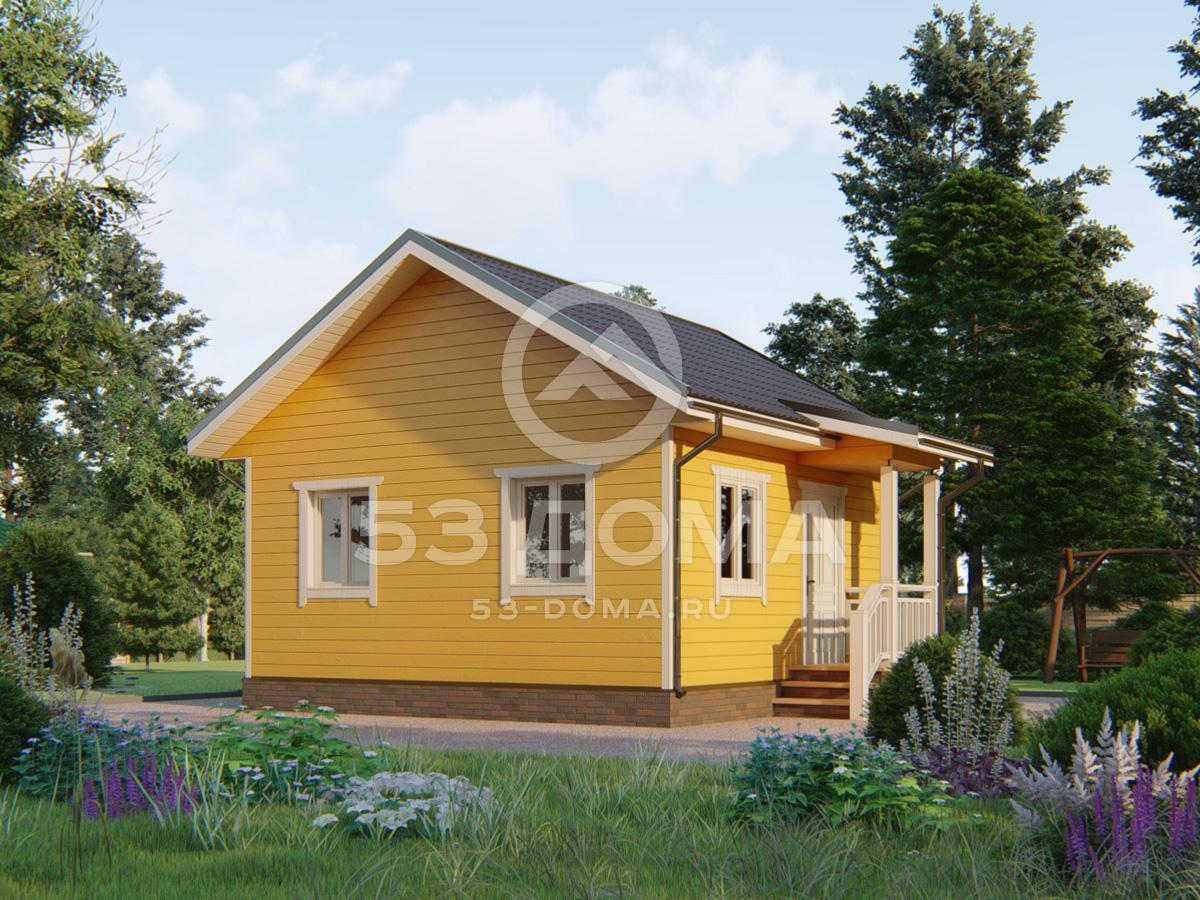 Каркасный дом ДК087