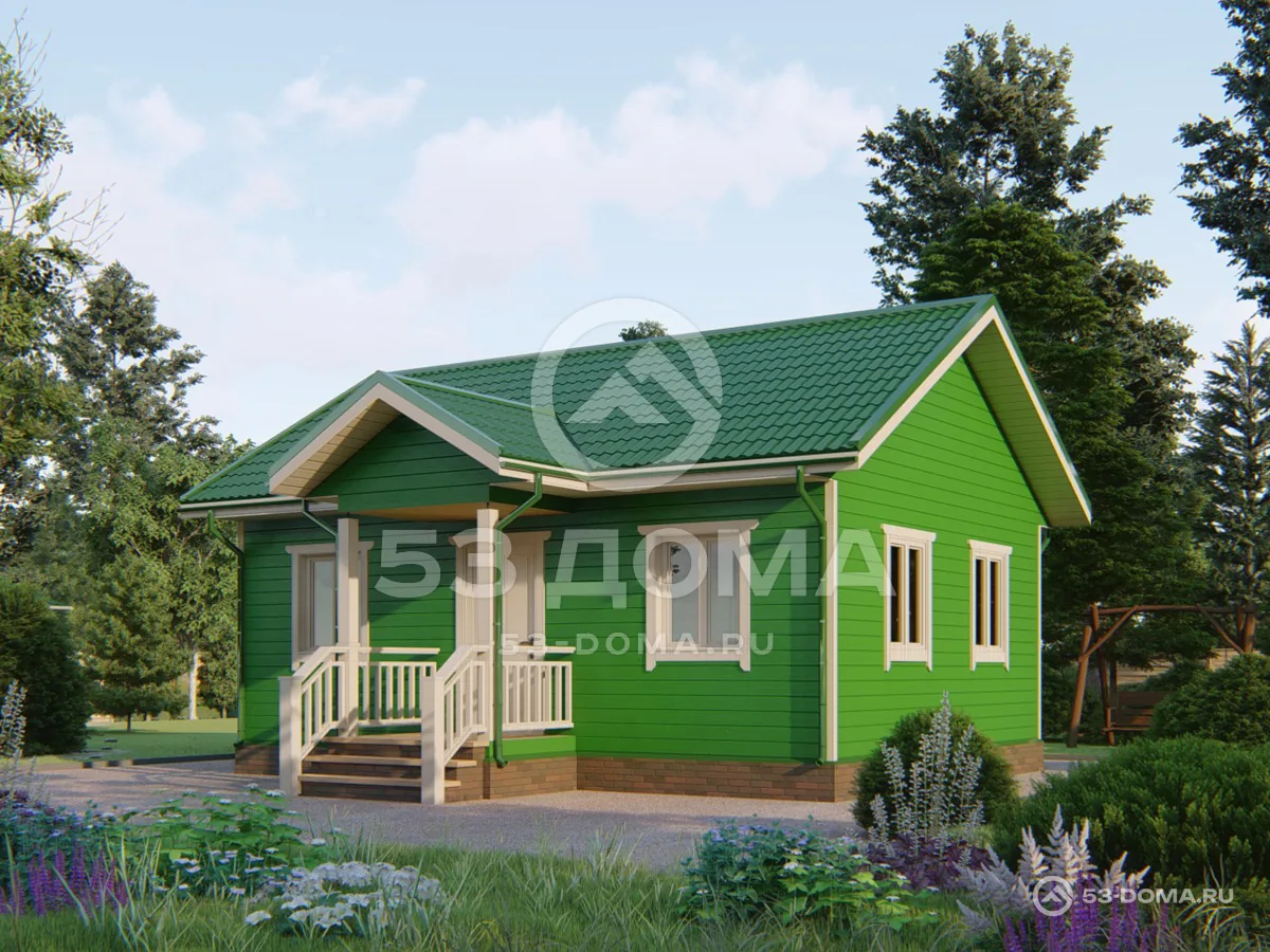 Каркасный дом ДК097