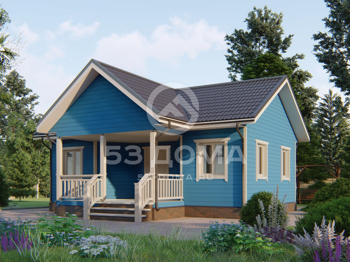 Каркасный дом ДК103