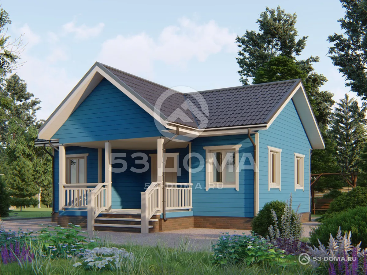 Каркасный дом ДК103