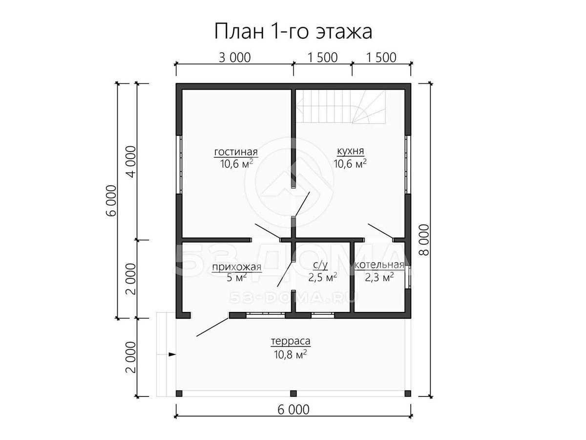 План 1 этаж