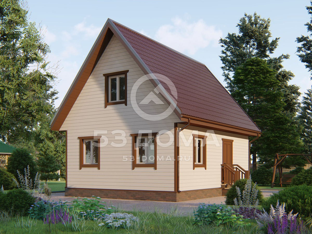 Каркасный дом ДК140