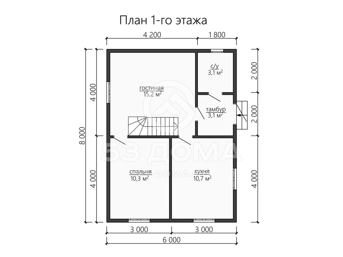 План 1 этаж