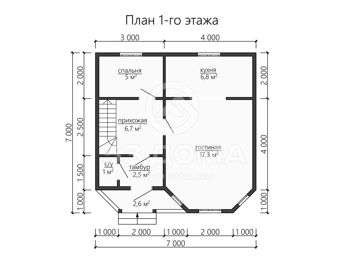 План 1 этаж