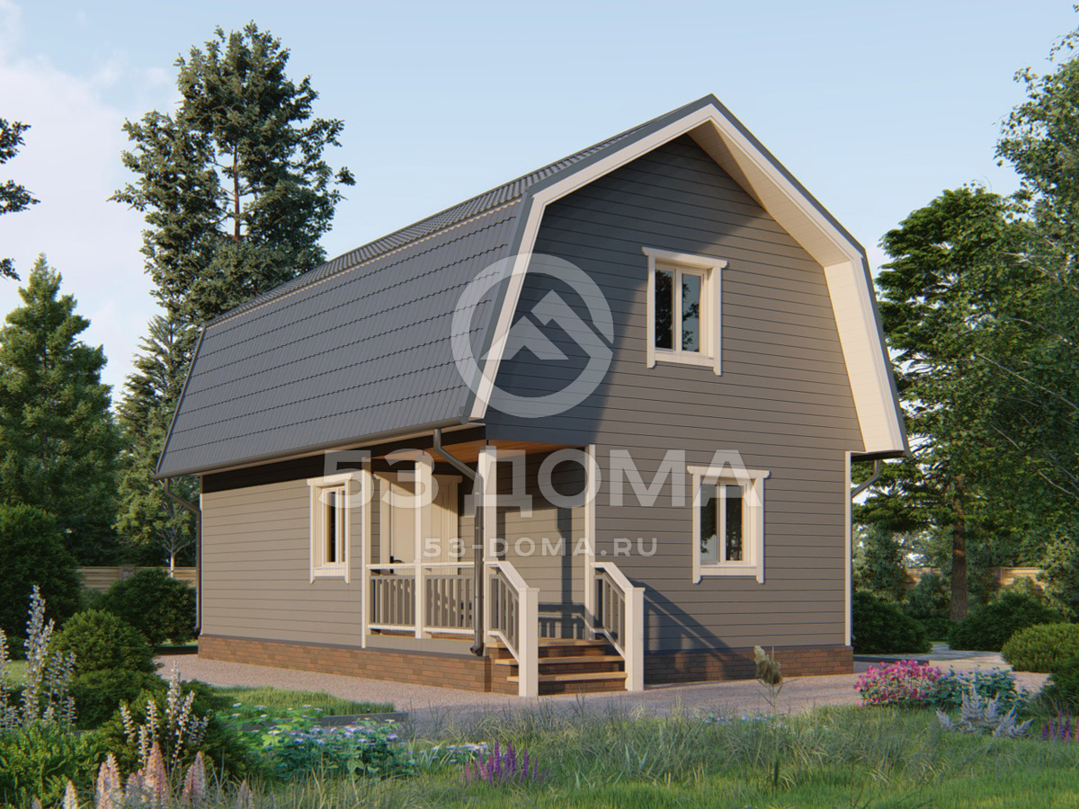 Каркасный дом ДК153