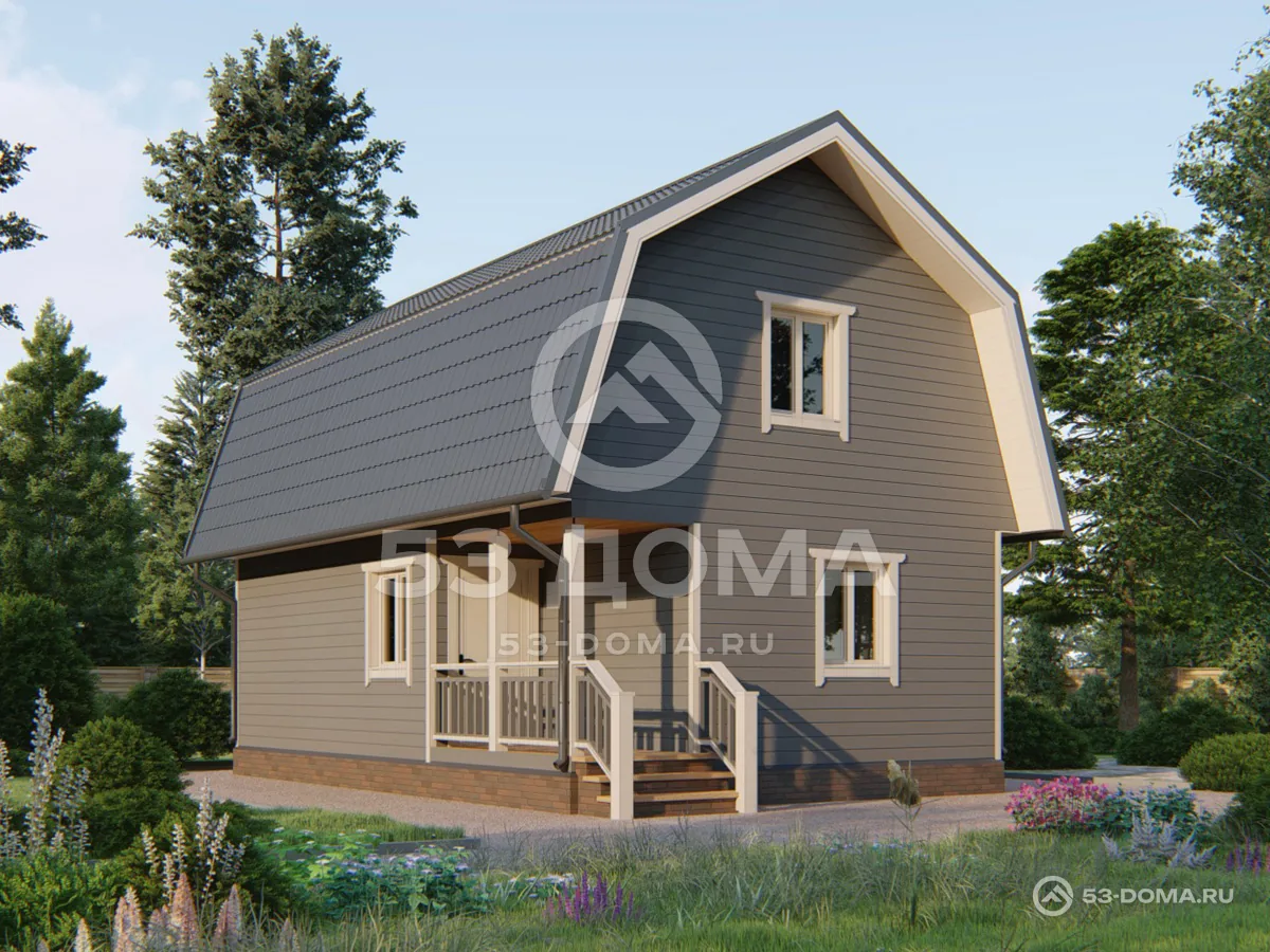 Каркасный дом ДК153