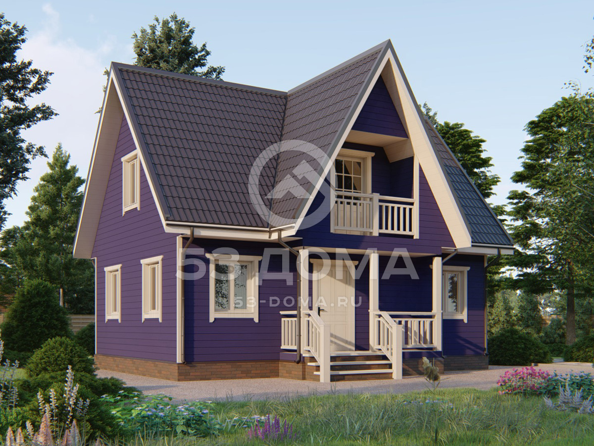 Каркасный дом ДК154