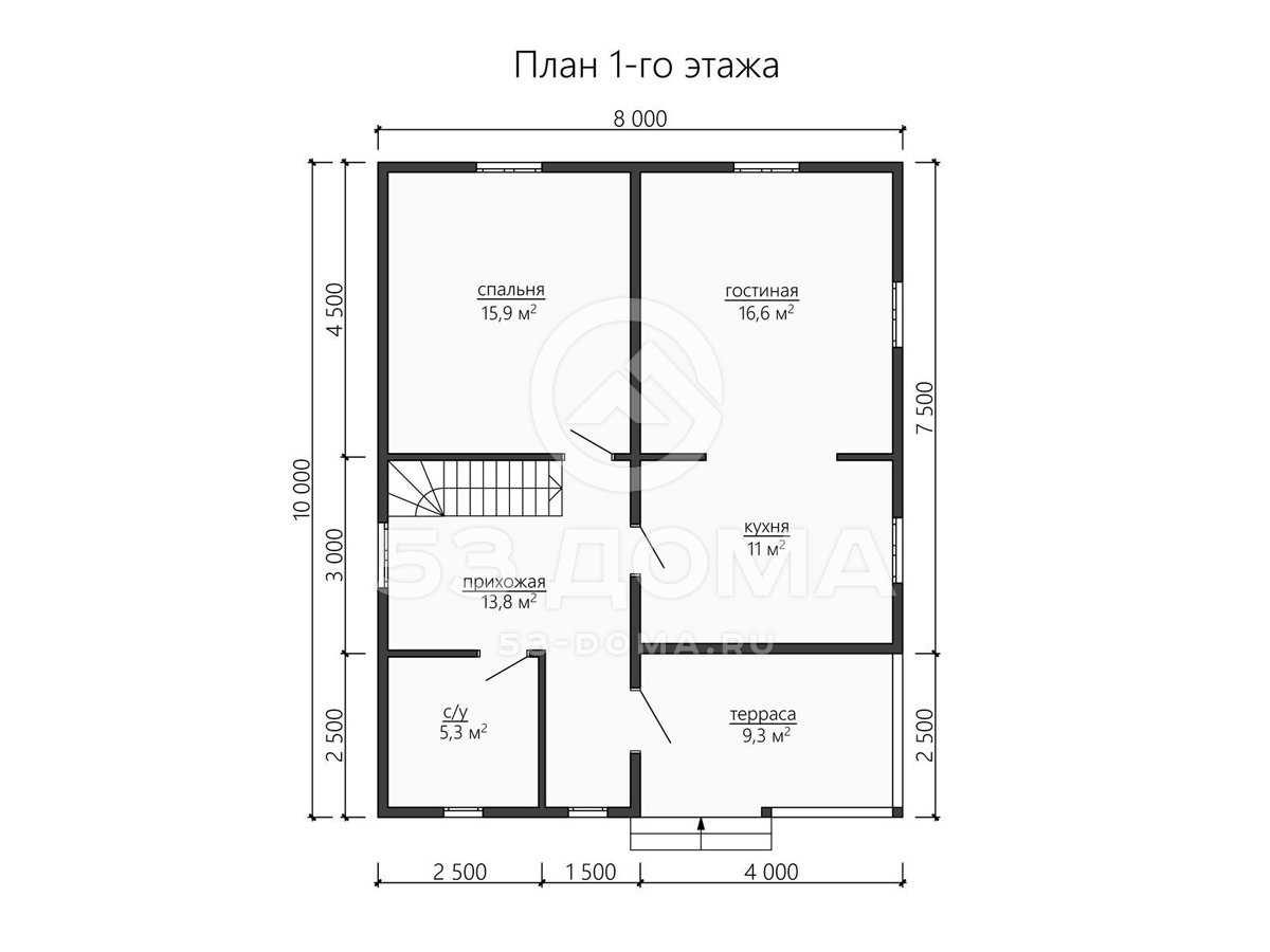 План 1 этаж