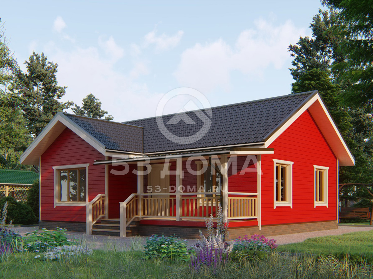 Каркасный дом ДК193