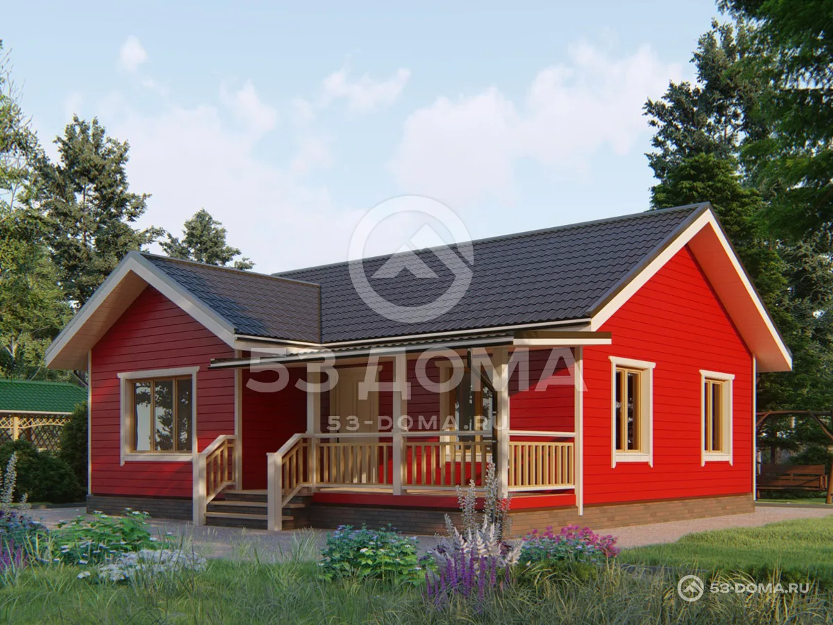 Каркасный дом ДК193