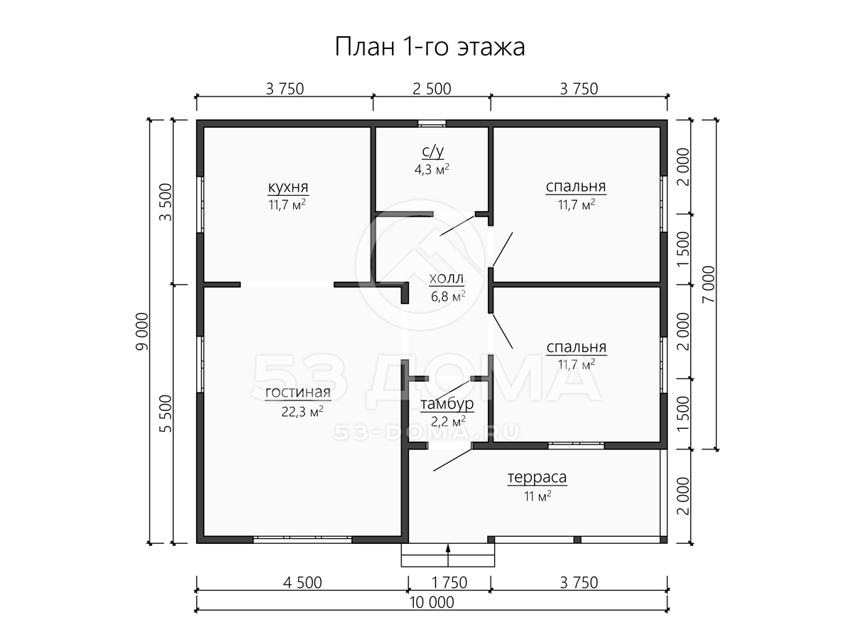 План 1 этаж