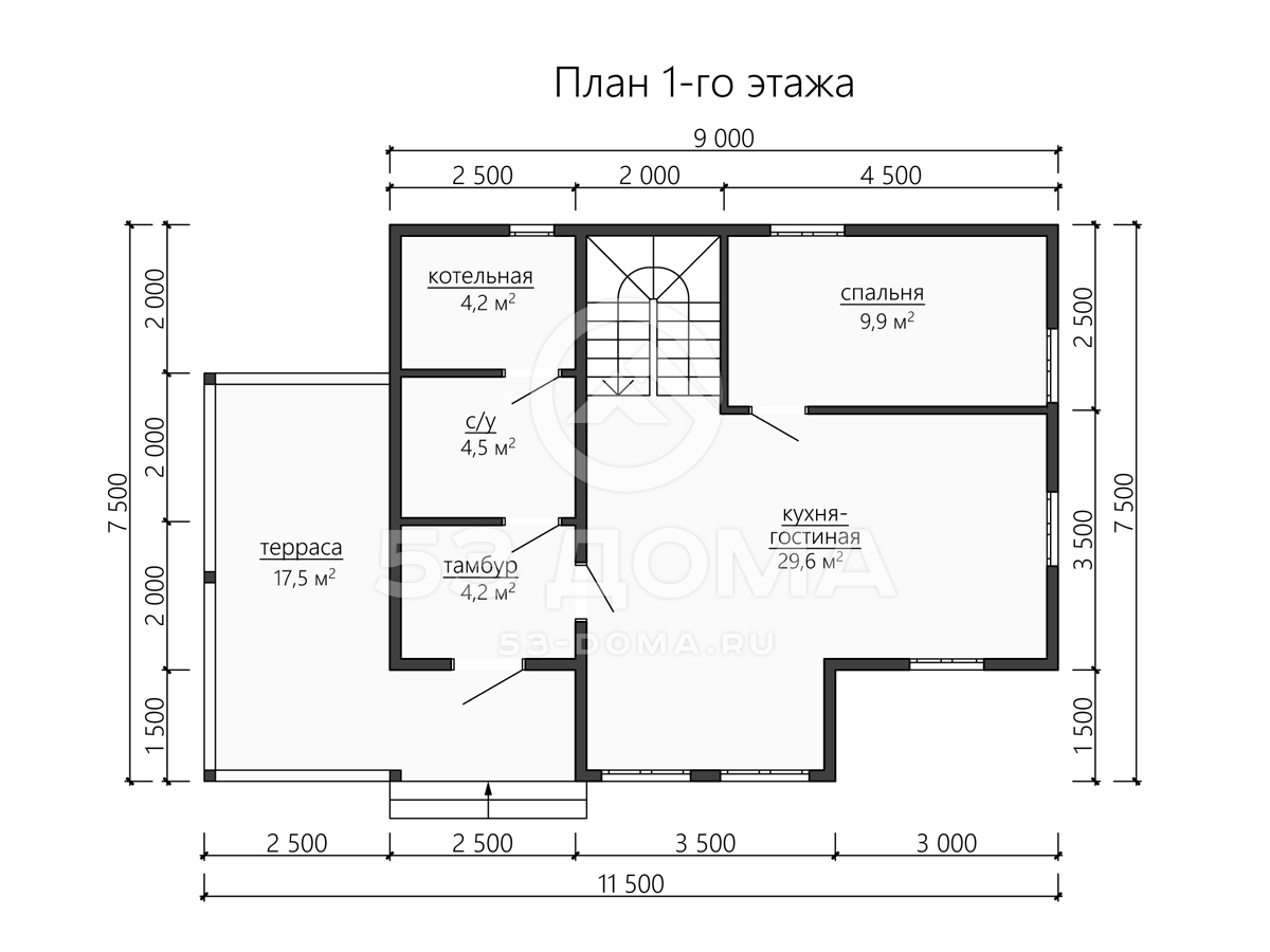 План 1 этаж