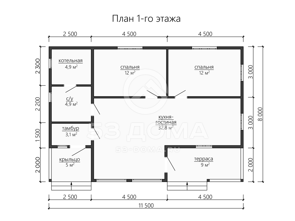 План 1 этаж
