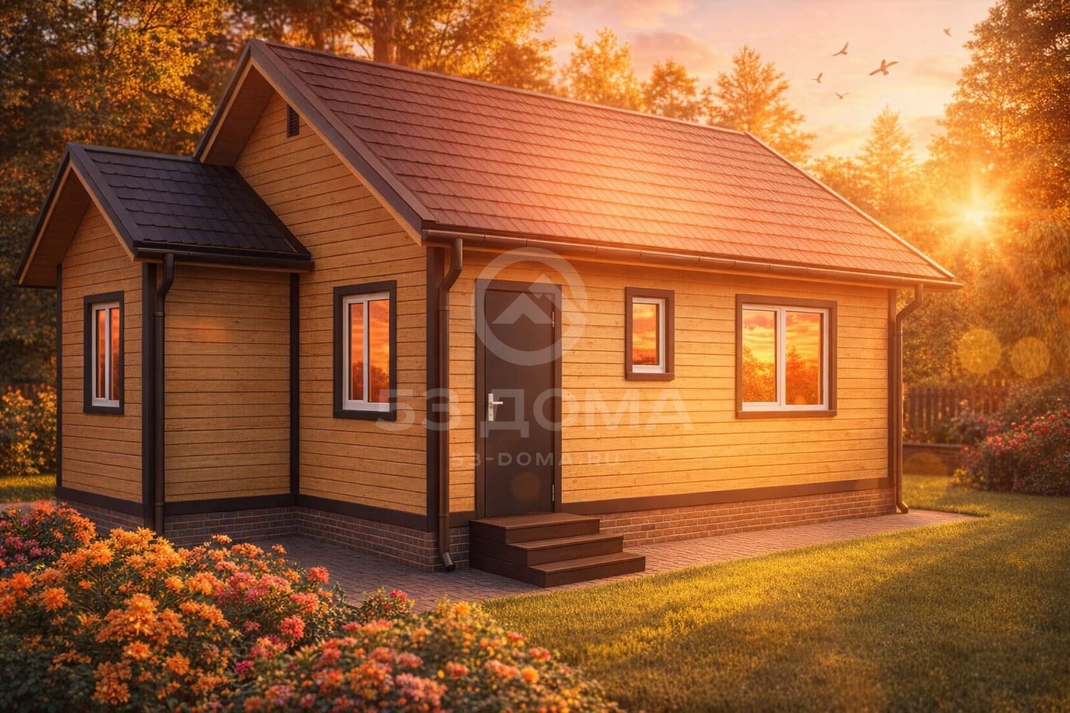 Каркасный дом ДК306