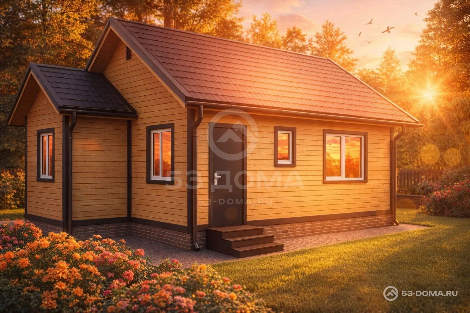 Каркасный дом ДК306