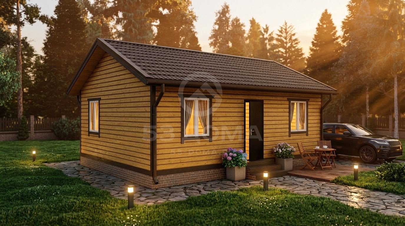 Каркасный дом ДК320