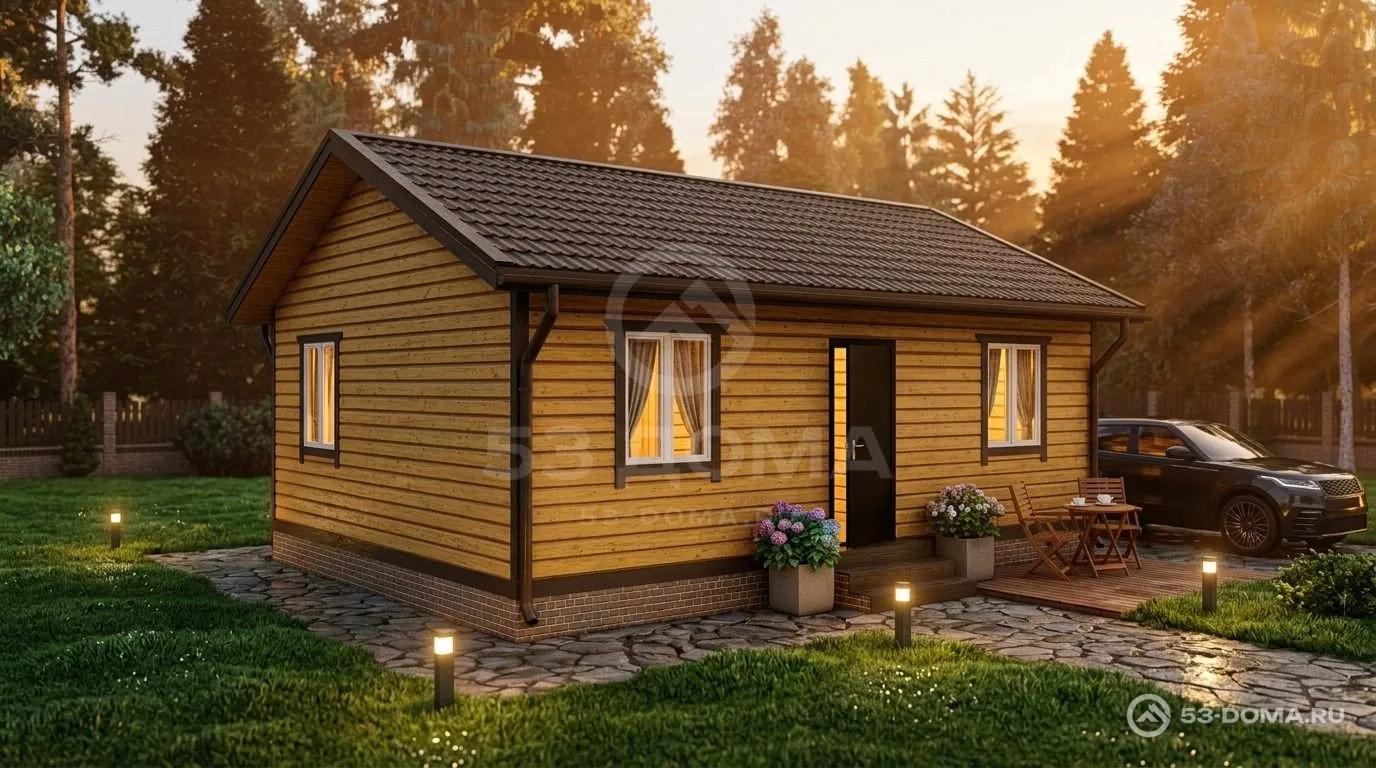 Каркасный дом ДК320