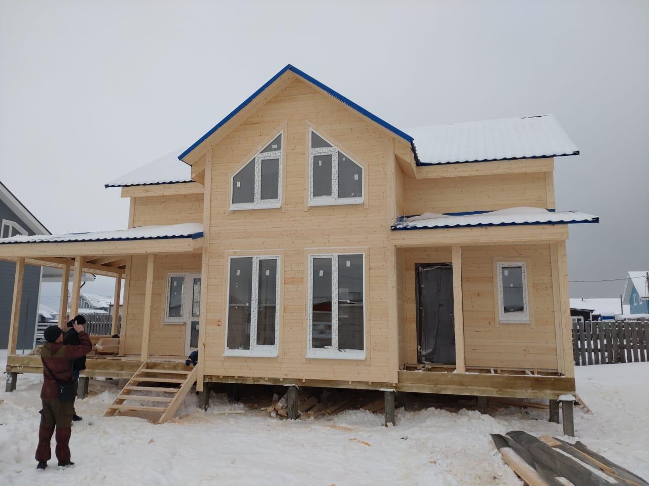 Каркасный дом 1,5 эт., проект ДК191, заказчик Шульгина Дина Алексеевна
