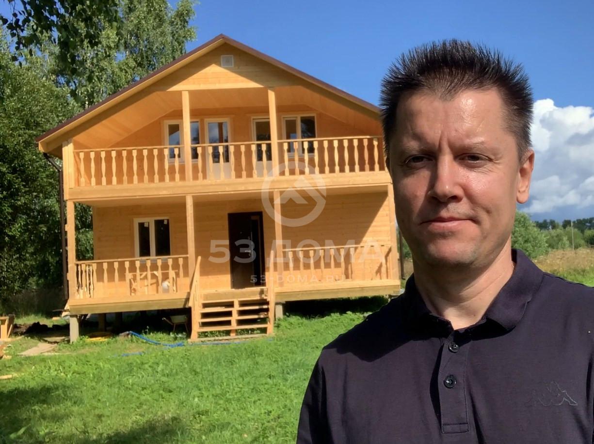 Каркасный дом по проекту ДК 066, Заказчик Пипченко Юрий Викторович