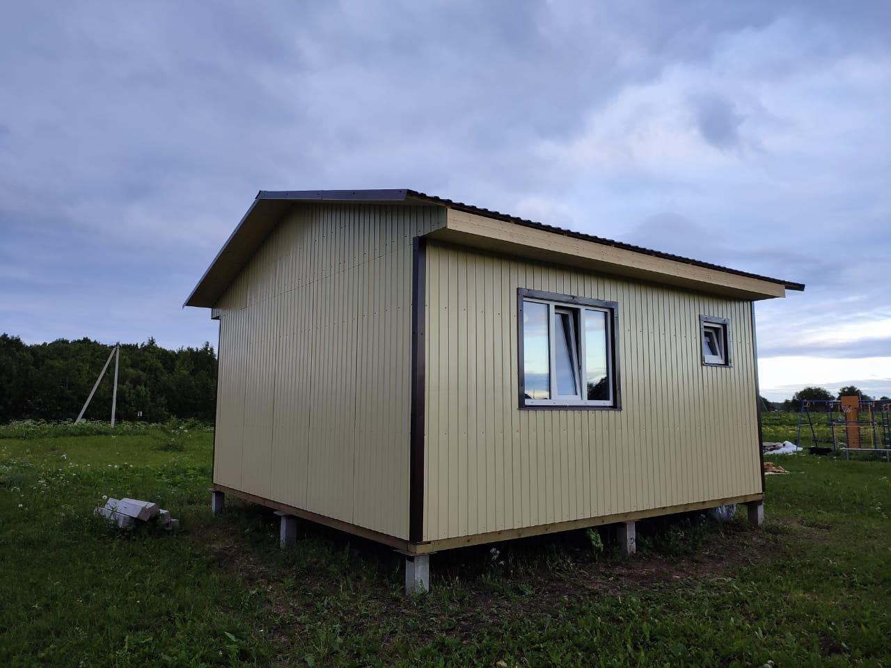 Каркасный дом по проекту заказчика 6×6, 2 недели, заказчик Трушкова Юлия Сергеевна